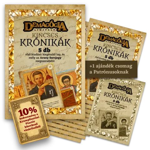 A Prémium Kincses Krónikák 11 + 1 csomag tartalma