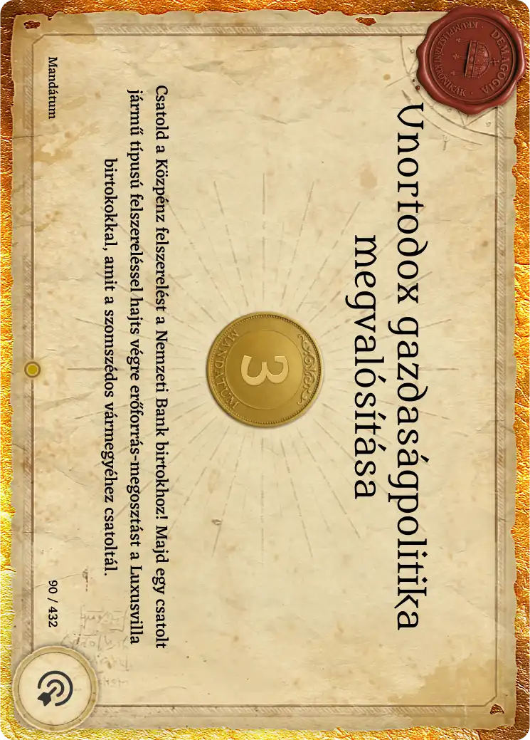 Kiegészítő kártyák a Demagógia: Krumplisztáni Krónikák című kártyajátékhoz