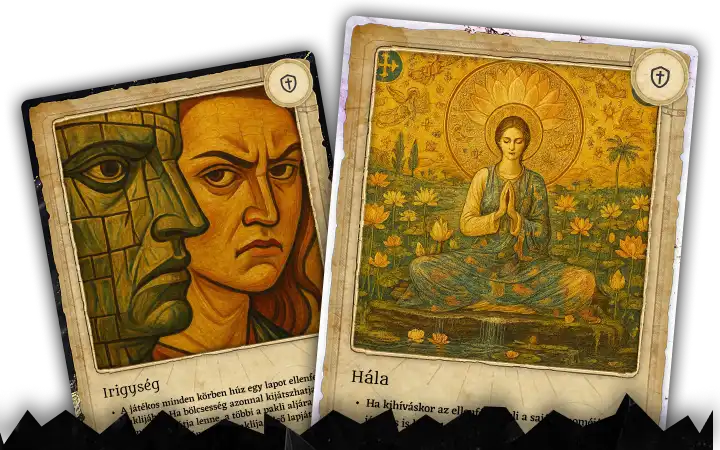 A Demagógia: Krumplisztáni Krónikák című kártyajáték 14 féle jellemvonása