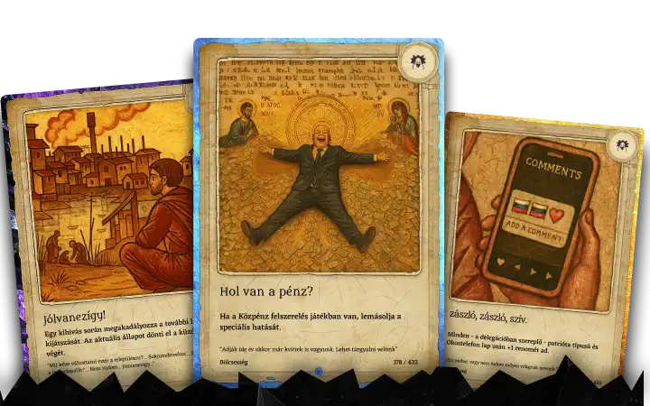 A Demagógia: Krumplisztáni Krónikák című kártyajáték 34 féle bölcsessége