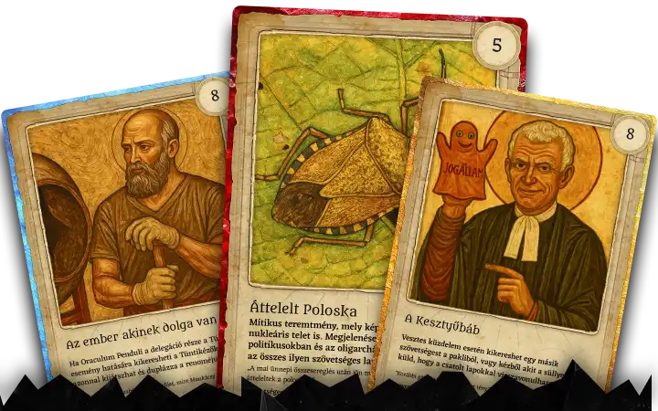 A Demagógia: Krumplisztáni Krónikák című kártyajáték 89 féle szövetségese