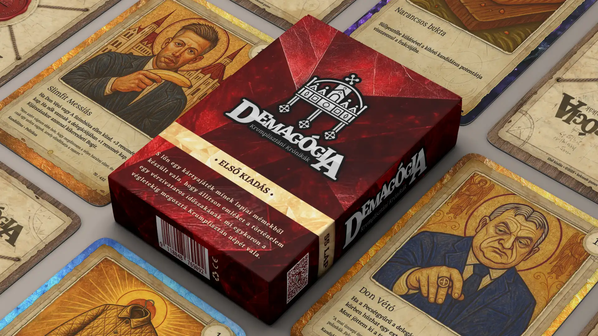 Demagógia: Krumplisztáni Krónikák pakli és lapok